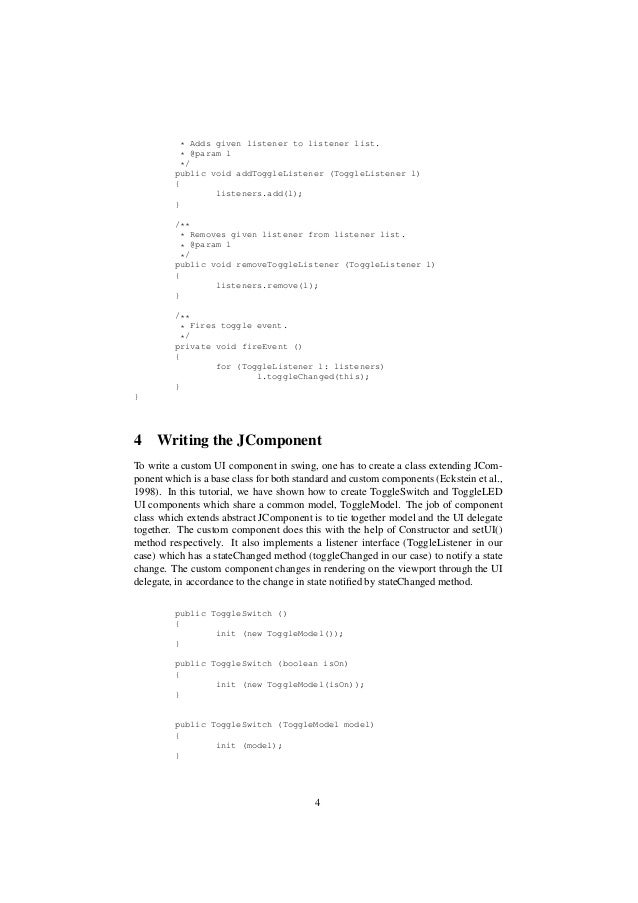 How to write a custom swing component online academic essays costom